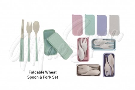 foldable_wheat_spoon__fork_set